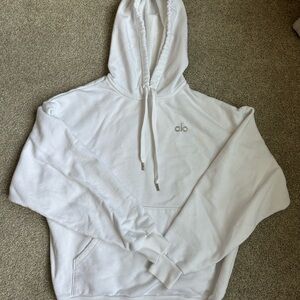 ALO Yoga Women's White Hoodie